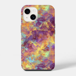Funda Para iPhone 14 Textura arrugada morada ciruela