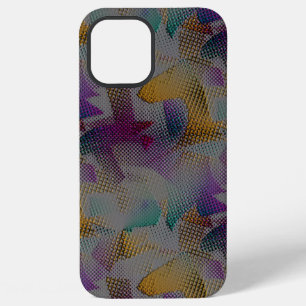 Funda Para iPhone 12 Pro Max Textura colorida con pequeñas formas geométricas d