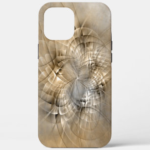 Funda Para iPhone 12 Pro Max Textura de arte fractal moderno abstracto tonos te