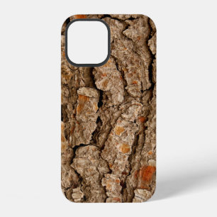 Funda Para iPhone 12 Textura de corteza de pino