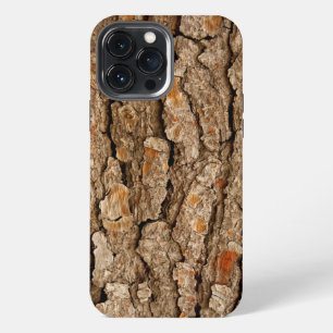 Funda Para iPhone 13 Pro Max Textura de corteza de pino