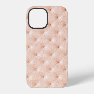 Funda Para iPhone 12 textura de cuero beige perla