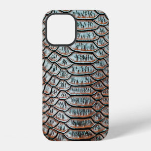 Funda Para iPhone 12 textura de cuero de piel fondo,textura, cocodrilo,