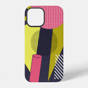 Funda Para iPhone 12 Textura de estilo retro, diseño de patrón. arte,re