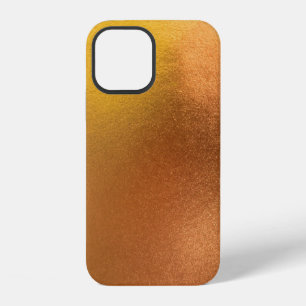 Funda Para iPhone 12 Textura de fondo abstracto de color oro o papel de