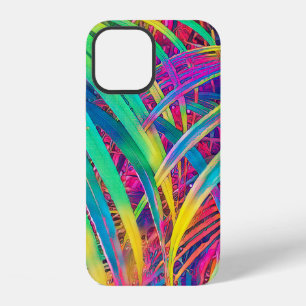 Funda Para iPhone 12 Textura de fondo de hoja de palma tropical. Hoja d