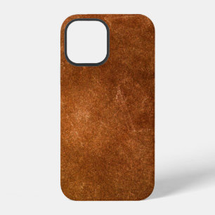 Funda Para iPhone 12 Textura de fondo de lona marrón. textura,viejo,abs