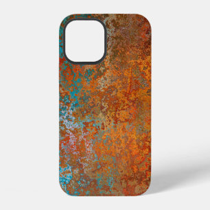Funda Para iPhone 12 textura de fondo óxido viejo marrón