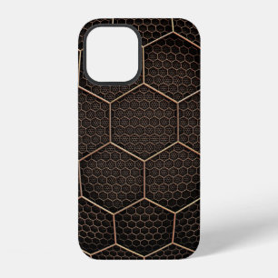 Funda Para iPhone 12 textura de fondo rejilla hexagonal d