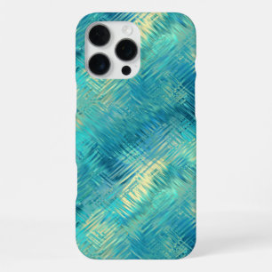 Funda Para iPhone 16 Pro Max Textura de gel de cristal azul aguamarina