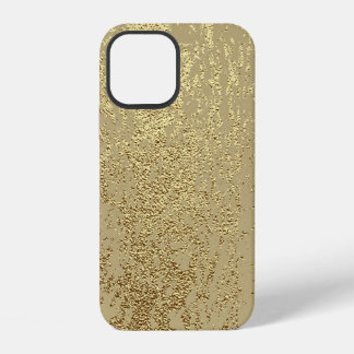 Funda Para iPhone 12 Textura de hueso de oro para crear efecto angustia