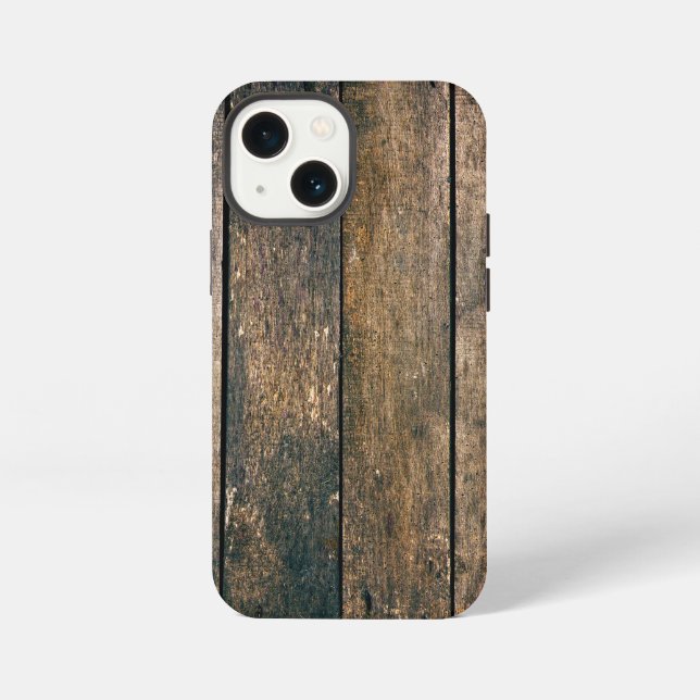 Funda Para iPhone Textura de madera (Reverso )