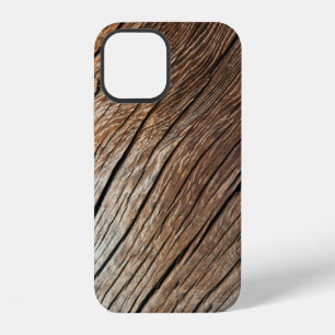 Funda Para iPhone 12 Textura de madera antigua, madera, abstracta, arte