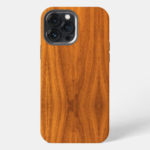 Funda Para iPhone 13 Pro Max Textura de madera de teca náutica elegante