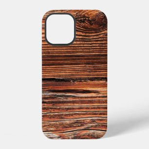 Funda Para iPhone 12 Textura de madera en primer plano. fondo,textura,m