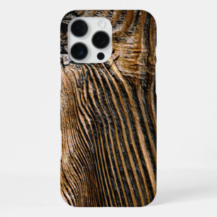 Funda Para iPhone 16 Pro Max Textura de madera genial única