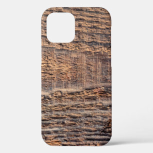Funda Para iPhone 12 Textura de madera vieja vista desde arriba. abstra
