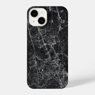 Funda Para iPhone 14 Textura de mármol negro