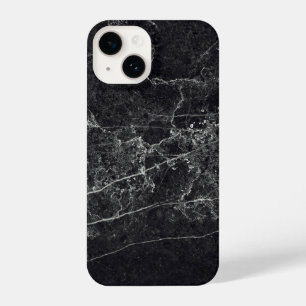 Funda Para iPhone 14 Textura de mármol negro
