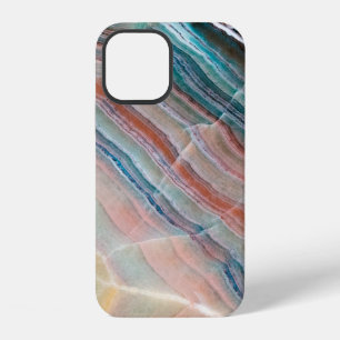 Funda Para iPhone 12 textura de mármol ónix de fondo de piedras natural