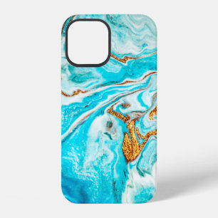 Funda Para iPhone 12 Textura de mármol. Técnica oriental. Arte contempo