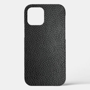 Funda Para iPhone 12 textura de piel negra piel piel
