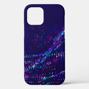 Funda Para iPhone 12 textura de pintura al óleo abstracta sobre lienzo,