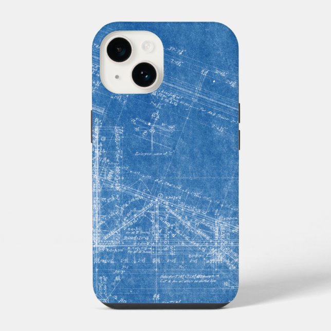 Funda Para iPhone textura de plano patrón arquitectura edificio bl (Reverso )