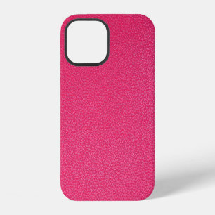 Funda Para iPhone 12 Textura de tela rosa de lujo fina.