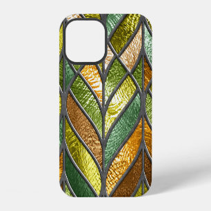 Funda Para iPhone 12 Textura de vidrio teñido: elegancia 3D colorida.