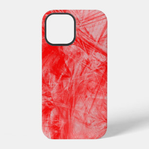 Funda Para iPhone 12 Textura fondo rojo líneas cortadas