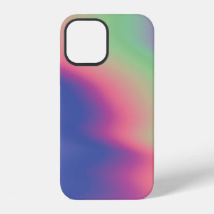 Funda Para iPhone 12 Textura holográfica con manchas coloridas. Psiquéd