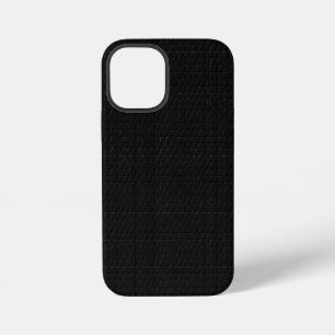 Funda Para iPhone 12 Mini Textura Micro Tech de Carbono Negro Sigiloso y Ele