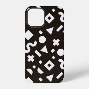 Funda Para iPhone 12 Textura plana de formas geométricas coloridas. Mon