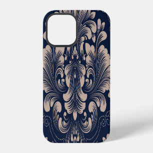 Funda Para iPhone 12 Textura victoriana clásica de damasco sin costuras