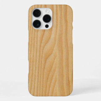 Funda Para iPhone 16 Pro Max texturas de tablero de madera clara