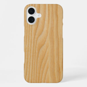 Funda Para iPhone 16 Plus texturas de tablero de madera clara