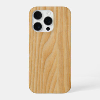 Funda Para iPhone 16 Pro texturas de tablero de madera clara