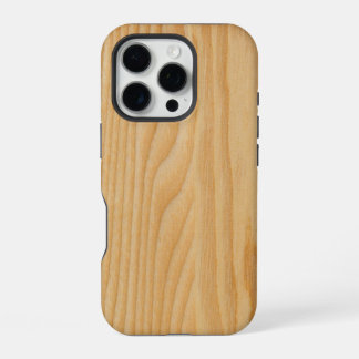 Funda Para iPhone 16 Pro texturas de tablero de madera clara