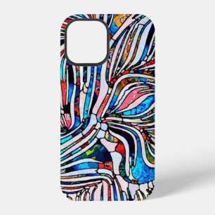 Funda Para iPhone 12 Texturas rotas. Unidad de la serie de vidrio de co