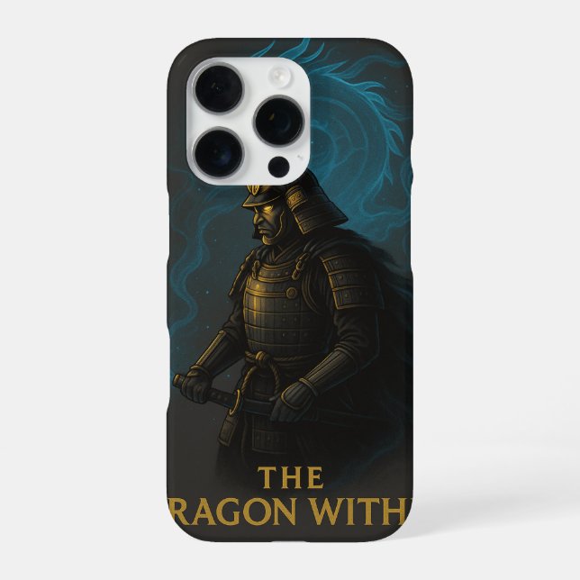 Funda Para iPhone The Dragon Within | Samurai and Spirit Dragon (Reverso)