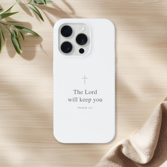 Funda Para iPhone The Lord Will Keep You – Psalm 121 Christian (Subido por el creador)