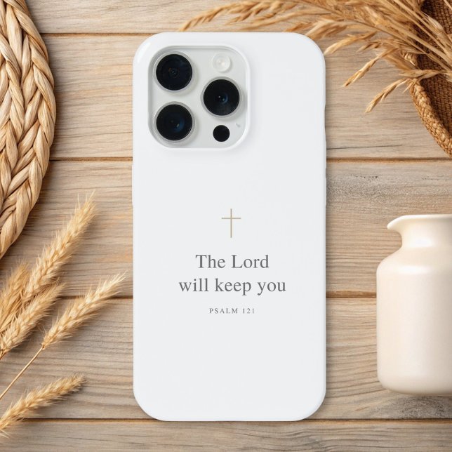 Funda Para iPhone The Lord Will Keep You – Psalm 121 Christian (Subido por el creador)