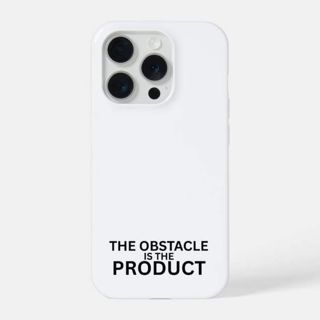 Funda Para iPhone The Obstacle Is The Product Minimalist  (Reverso )