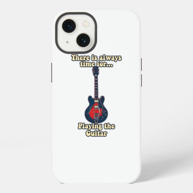 Funda Para iPhone There is always time for playing the guitar (Reverso )