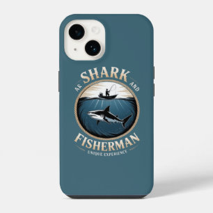 Funda Para iPhone 14 Tiburón y pescador