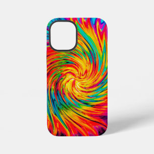 FUNDA PARA iPhone 12 MINI TIE DYE VIENTO ABSTRACTO