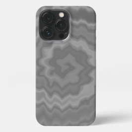 Funda Para iPhone 13 Pro Tie dyed gris grisáceo hongo retro vintage