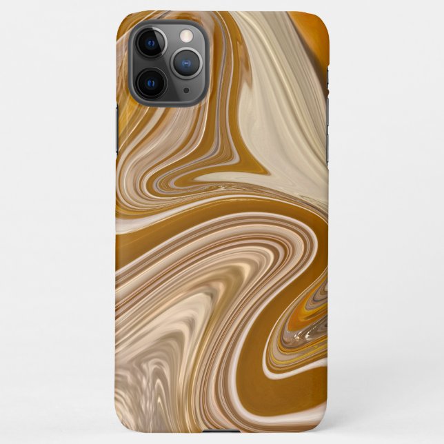 Funda Para iPhone Tiempo de cerveza abstracto (Reverso)