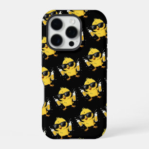 Funda Para iPhone 16 Pro Tiempo de cerveza Madafakas Gracioso Meme Duck Goo